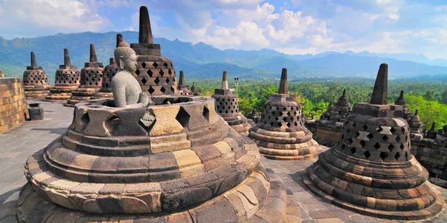 Borobudur Temple in Indonesia